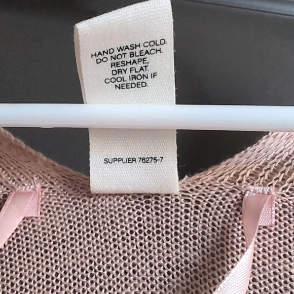 🌸 a.n.a Light Pink Knit Kimono One Size - Picture 3 of 5